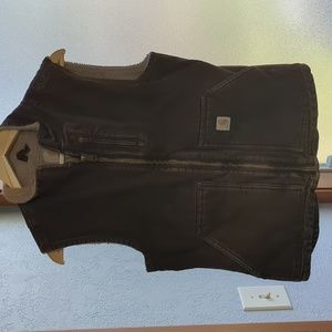 Carhartt shearling lined vest